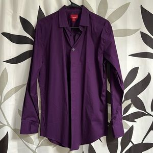 Alfani fitted button up dress shirt